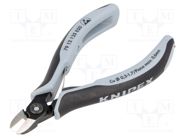 Pliers; side,cutting,precision,with small chamfer; ESD