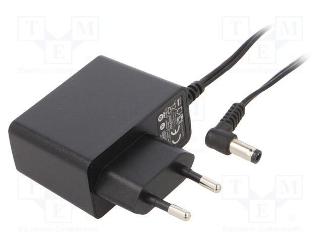 Power supply: switched-mode; constant voltage; 5VDC; 2A; 10W; plug