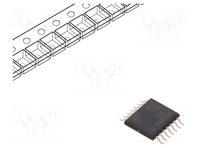 IC: digital; XOR; Channels: 4; C²MOS; SMD; TSSOP14; Series: VHC; 4.8ns