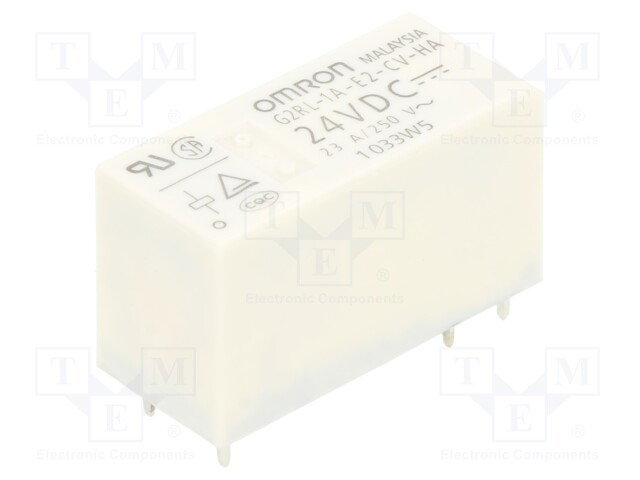 Relay: electromagnetic; SPST-NO; Ucoil: 24VDC; 12A/250VAC