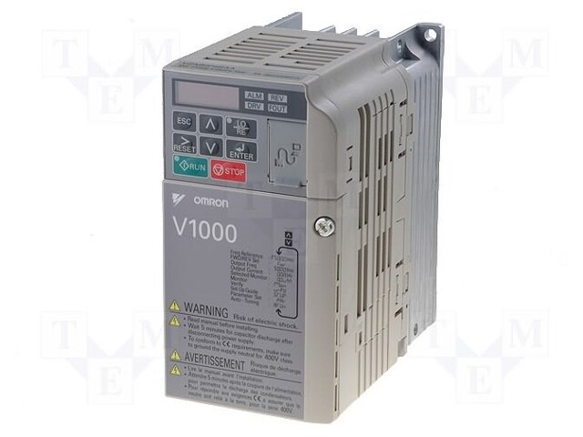 Inverter; Max motor power: 0.4kW; Out.voltage: 3x380VAC; IN: 11