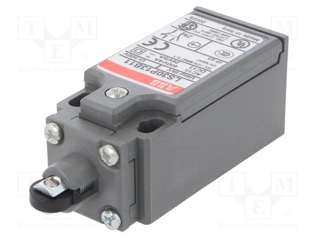 Limit switch; plastic roller Ø11mm; NO + NC; 10A; max.400VAC