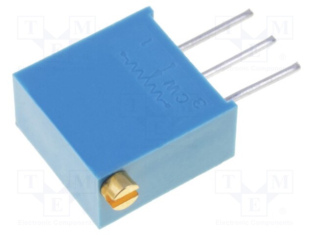 Potentiometer: mounting; vertical; 500kΩ; 500mW; THT; ±10%; linear