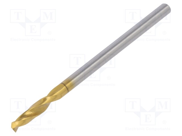 Drill bit; for metal; Ø: 2.4mm; L: 43mm; HSS-CO; film,separately