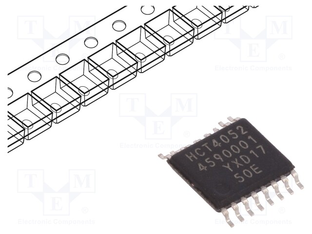 IC: digital; demultiplexer/multiplexer; SMD; TSSOP16; Series: HCT