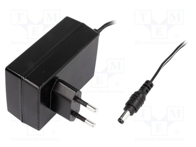 Power supply: switched-mode; 5VDC; 4.3A; Out: 5,5/2,1; 21.5W; 82%