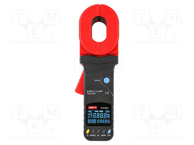 Meter: grounding resistance; Øcable: 32mm; LCD; Illumin: yes