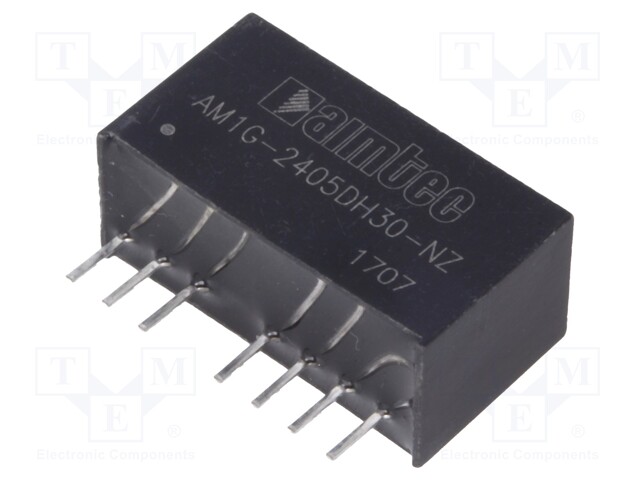 Converter: DC/DC; 1W; Uin: 18÷36V; Uout: 5VDC; Uout2: -5VDC; SIP8