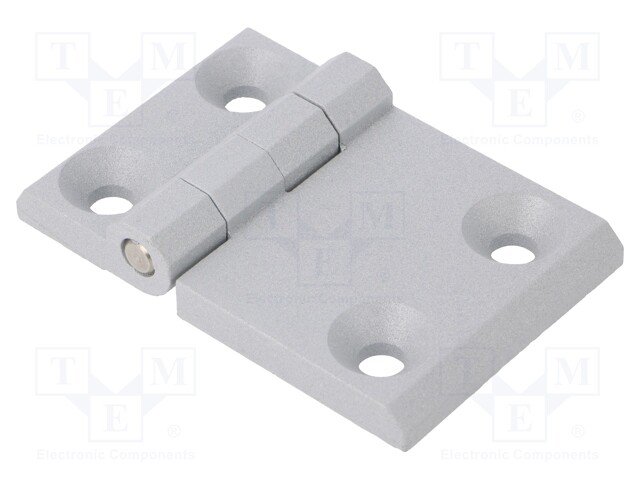 Hinge; Width: 90mm; zinc and aluminium alloy; silver; H: 60mm