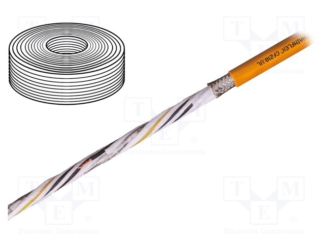 Wire: control cable; chainflex® CF210.UL; 4G1,5mm2 + 2x1,5mm2