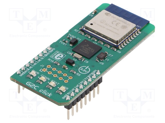 Click board; WiFi; GPIO,UART; ESP-WROOM-02; mikroBUS connector