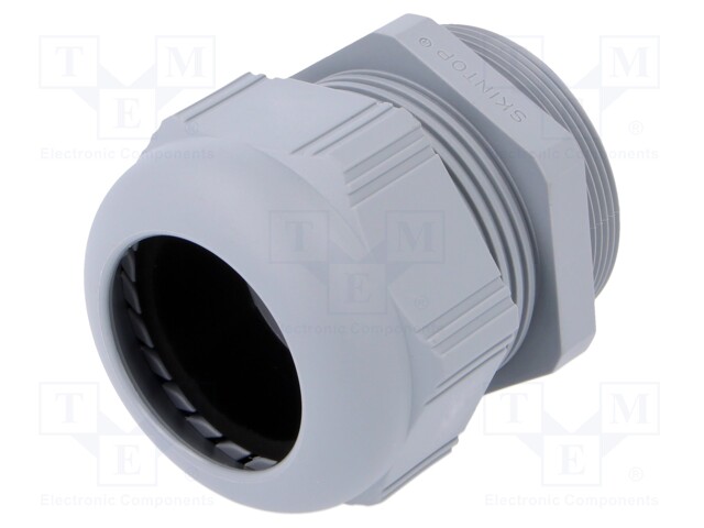 Cable gland; PG42; IP68; Mat: polyamide; dark grey