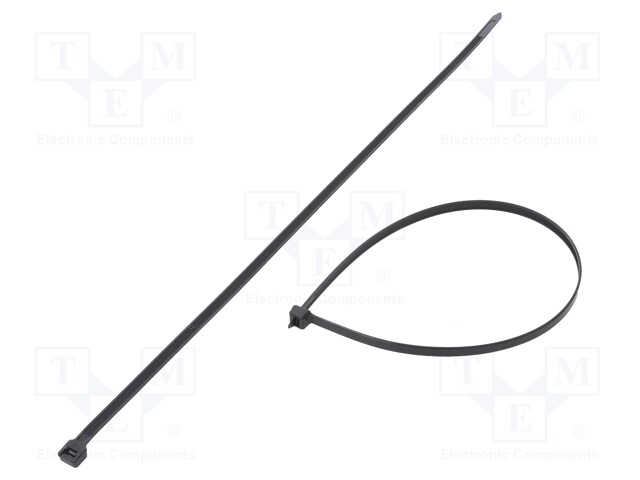 Cable tie; L: 530mm; W: 9mm; polyamide; 778N; black; -40÷85°C