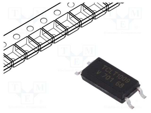 Optocoupler; SMD; Channels: 1; Out: transistor; Uinsul: 5kV; Uce: 70V