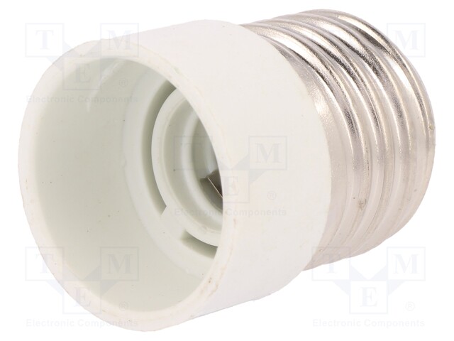 Lampholder: adapter; Body: white; Ø: 24mm; L: 42mm; for lamp