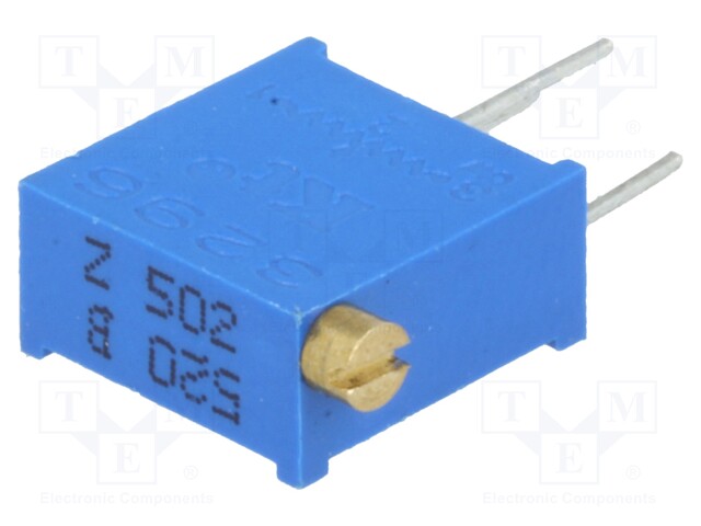 Potentiometer: mounting; multiturn; 5kΩ; 500mW; THT; ±10%; linear