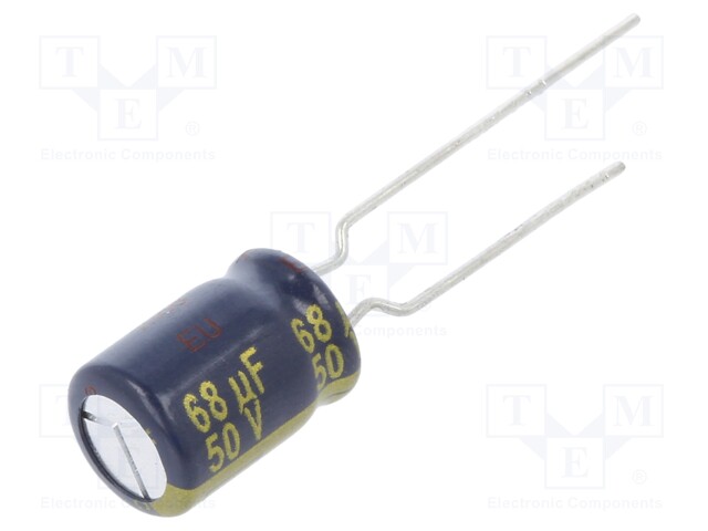 Capacitor: electrolytic; low impedance; THT; 470uF; 16VDC; ±20%