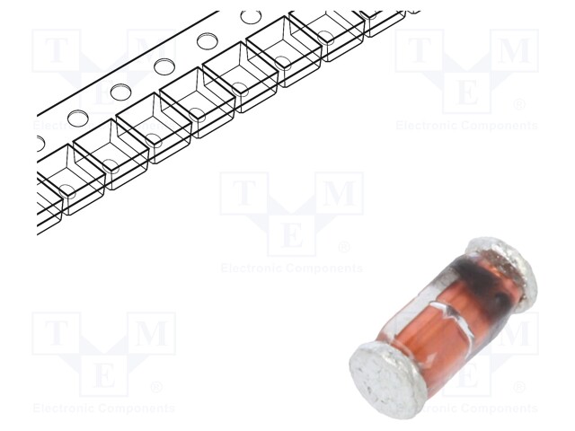 Diode: switching; SMD; 100V; 0.15A; 8ns; Package: reel,tape; Ifsm: 2A