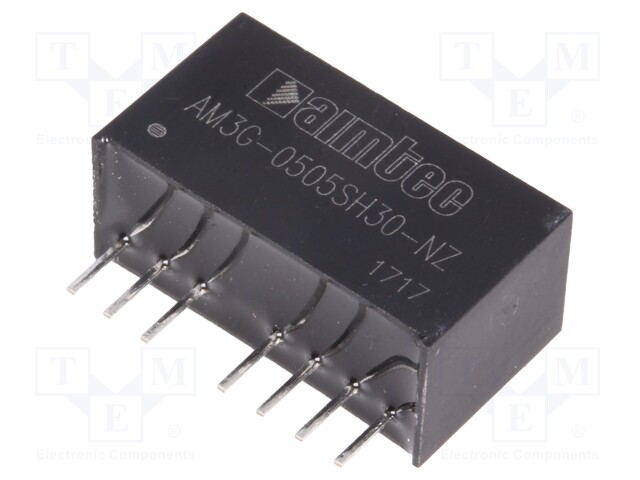 Converter: DC/DC; 3W; Uin: 4.5÷9V; 5VDC; Iout: 500mA; SIP8; 4.9g