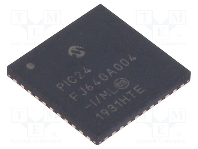 PIC microcontroller; Memory: 64kB; SRAM: 8kB; 32MHz; SMD; QFN44