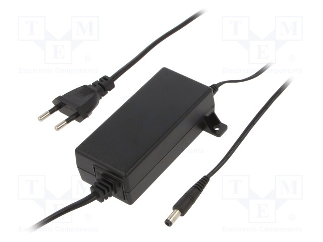 Power supply: switched-mode; 12VDC; 2A; Out: 5,5/2,1; 24W; 0÷40°C
