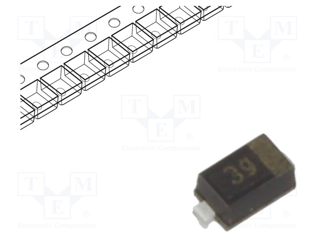 Diode: Schottky rectifying; SMD; 30V; 0.5A; SC79