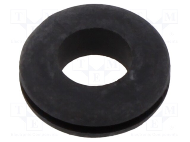 Grommet; black; UL94HB; TPR