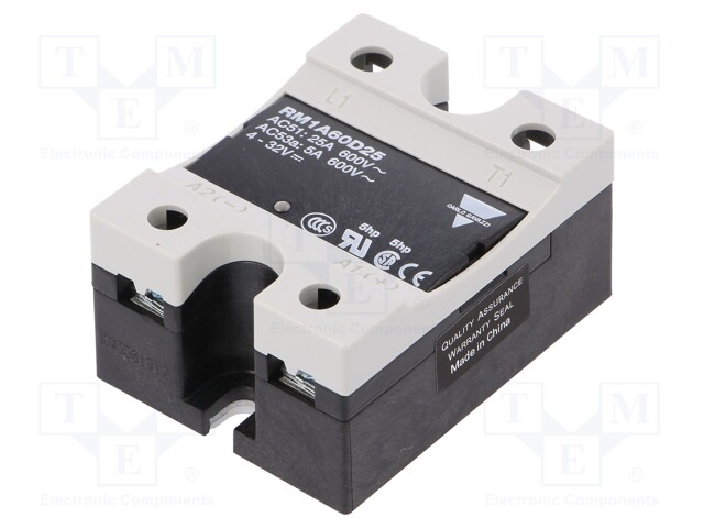 Relay: solid state; Ucntrl: 4÷32VDC; 25A; 42÷660VAC; -20÷70°C; IP20