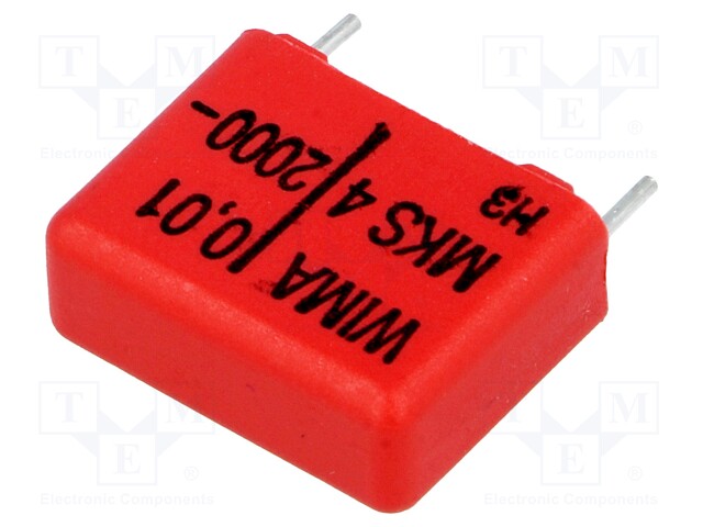 Capacitor: polyester; 10nF; 400VAC; 2kVDC; Pitch: 15mm; ±5%