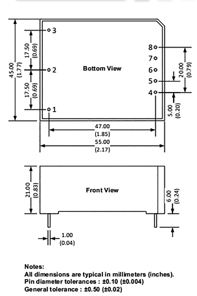 Converter: AC/DC; 10W; 85÷305VAC; Usup: 100÷370VDC; Uout: 5VDC; 76%