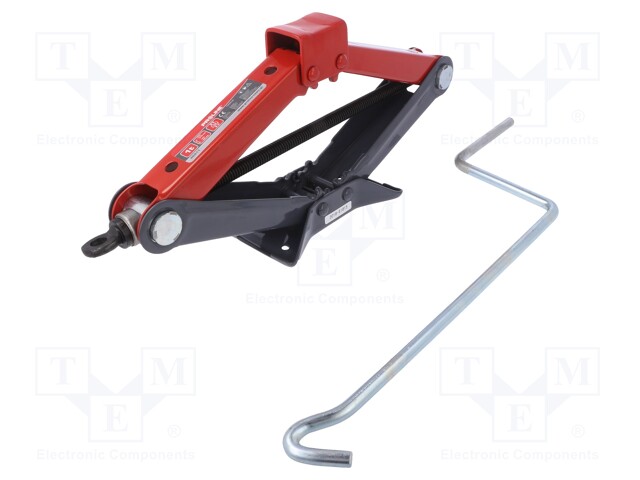 Scissors car jack; 1000kg; Hmin: 88mm; Hmax: 370mm