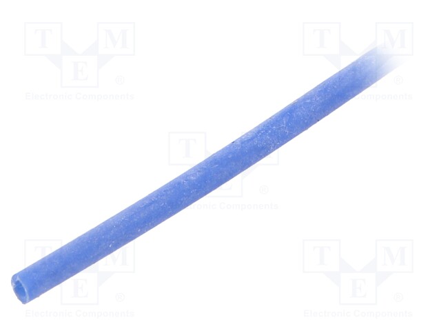 Insulating tube; Mat: silicone; blue; Øint: 1.5mm