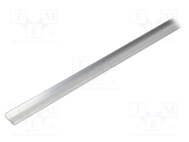 Profiles for LED modules; surface; natural; L: 1m; aluminium