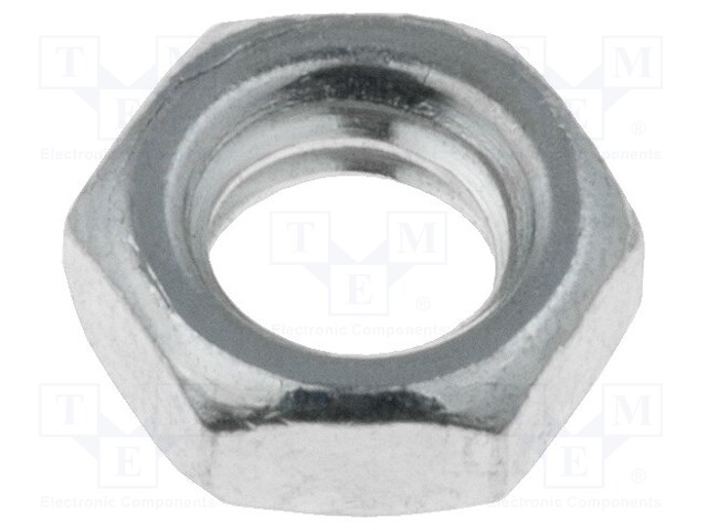 Nut; hexagonal; UNC8-32; steel; Plating: zinc; Pitch: 32