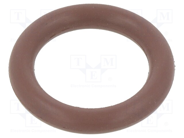 O-ring gasket; FPM; D: 3mm; Øint: 13mm; brown; -20÷200°C