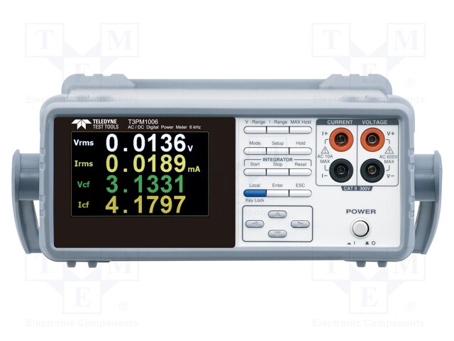 Meter: power; TFT 4"; Interface: LAN,RS232C,USB; 25VA; 240VAC