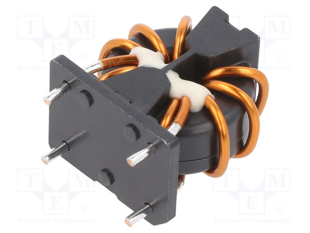 Inductor: wire with current compensation; THT; 300uH; 1.89mΩ