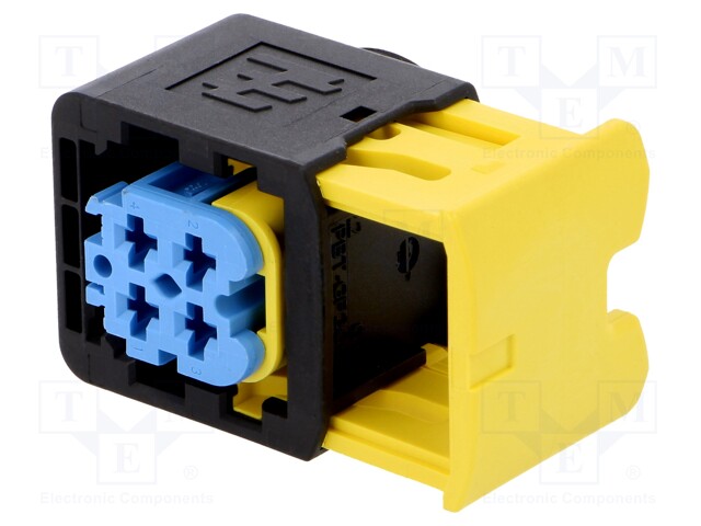 Connector: automotive; plug; female; PIN: 4; for cable