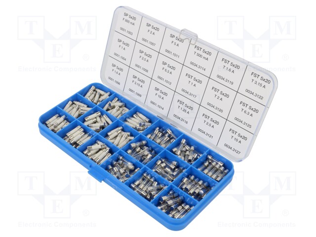 Kit contents: fuses; fuse; 270pcs; Man.series: FST,SP