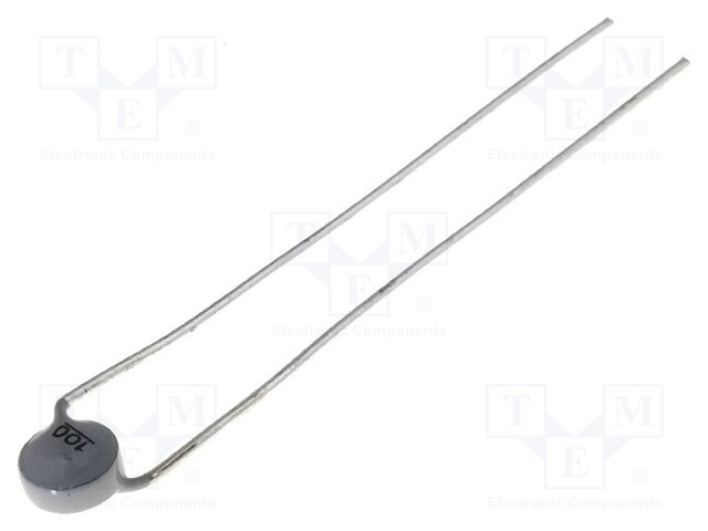 NTC thermistor; 100Ω; THT; -55÷125°C; 450mW