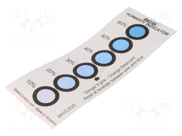 Humidity indicator; ESD; L: 121mm; W: 40mm