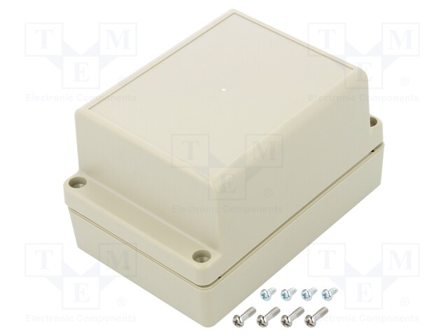 Enclosure: multipurpose; X: 85mm; Y: 125mm; Z: 70mm; Ritec; ABS; IP65