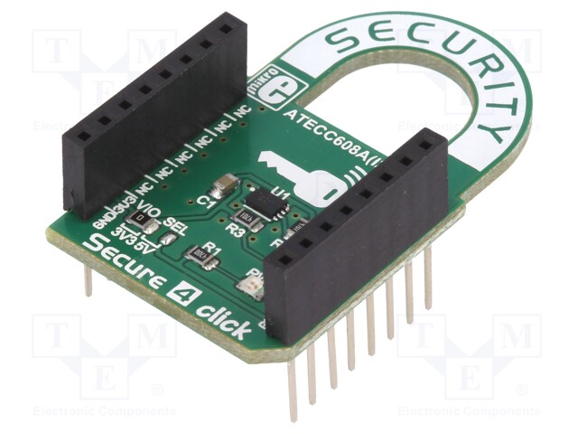 Click board; encrypting; I2C; ATECC608A; 3.3/5VDC