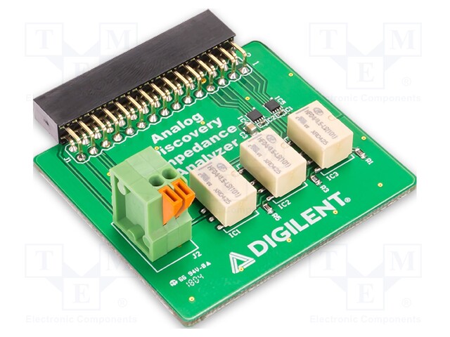 Module: impedance analyzer; Application: Analog Discovery