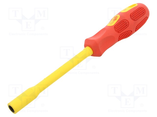 Screwdriver; insulated; hex socket; HEX 7mm; Blade length: 125mm