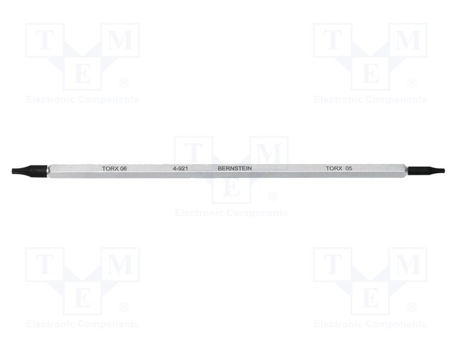 Interchangeable blade; Torx®; double-sided; TX05,TX06; 120mm