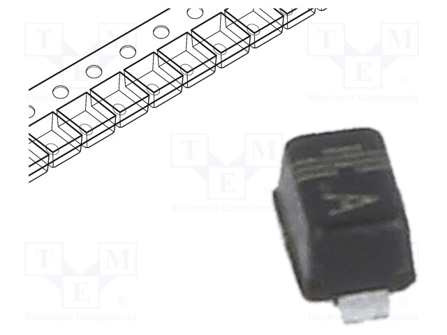 Diode: rectifying; SMD; 85V; 250mA; 4ns; Package: reel,tape; SOD523