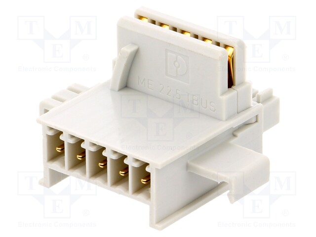 DIN rail bus connectors; connecting ME MAX  modules; UL94V-0