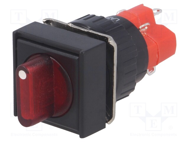 Switch: rotary; Pos: 2; SPST-NO + SPST-NC; 3A/220VAC; 2A/24VDC