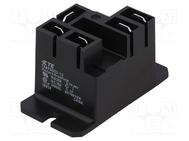 Relay: electromagnetic; SPDT; Ucoil: 12VDC; 20A; Ucoil min: 9VDC